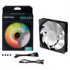 Ventoinha Phanteks M25 140mm D-RGB PWM preta