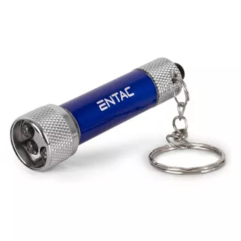 ENTAC Lanterna de chaveiro 5 LED Azul