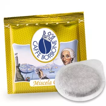 Cápsulas de café Caffè Borbone Miscela Oro sistema ESE 44 mm pack de 50 de 7,2 g cada