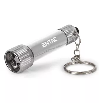 Lanterna de chaveiro ENTAC 5 LED prateada