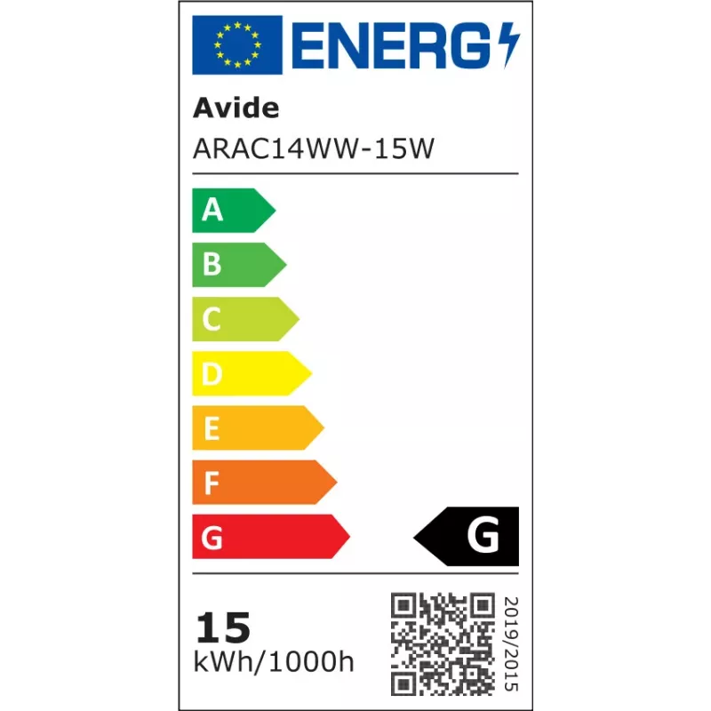 Lâmpada halogénea Avide 65 lm 15W E14 branco quente 3000K C35 vela