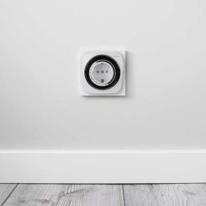 Temporizador mecânico ENTAC Mini 24 horas 48 programas