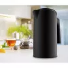 Chaleira elétrica MEDION MD 12106 1,5L 2200W preta aço inoxidável com função de manutenção de temperatura