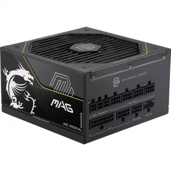 MSI MAG A1200PLS PCIE5 1200W 80 PLUS Gold Totalmente Modular Fonte de alimentação ATX