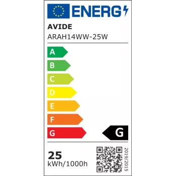 Avide Lâmpada de forno 300°C 150lm 25W E14 branco quente 3000K