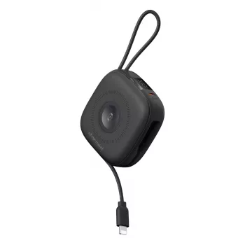 Charmast Powerbank W1205 10000mAh preto com carregamento sem fios