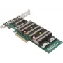 Controlador RAID Microchip Adaptec SmartRAID 3258-16i/e 8GB SAS/NVMe 16 portas PCIe x8 24 Gbps Low Profile