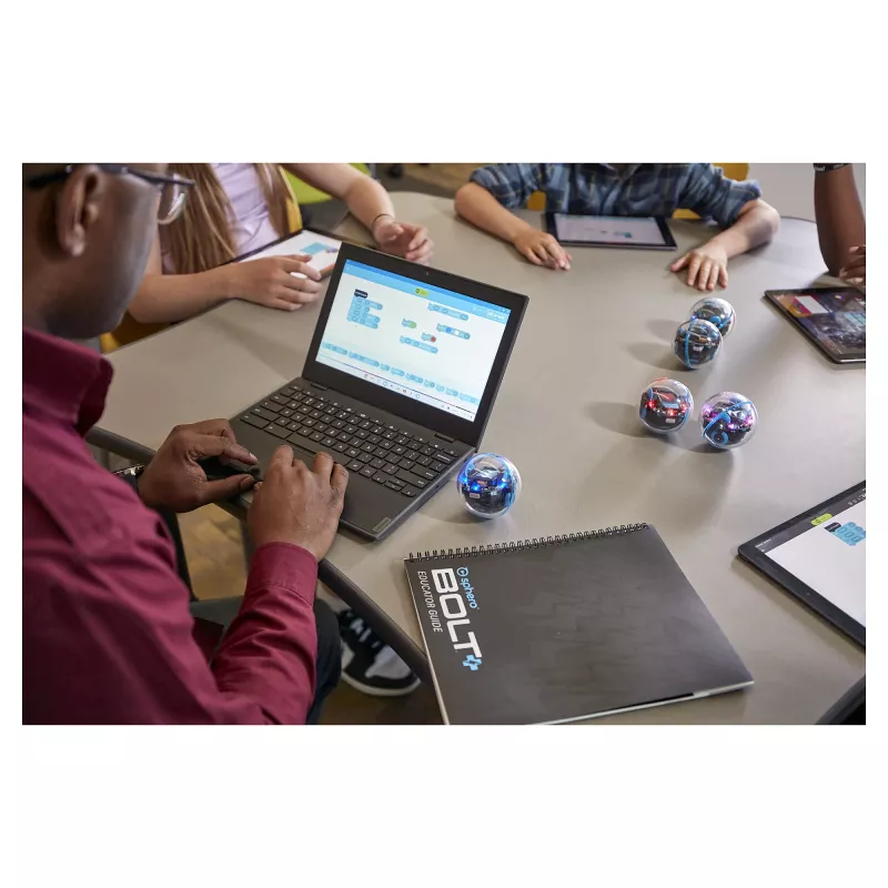 Kit de robótica educativa Sphero BOLT+ Power Pack (6 robôs)