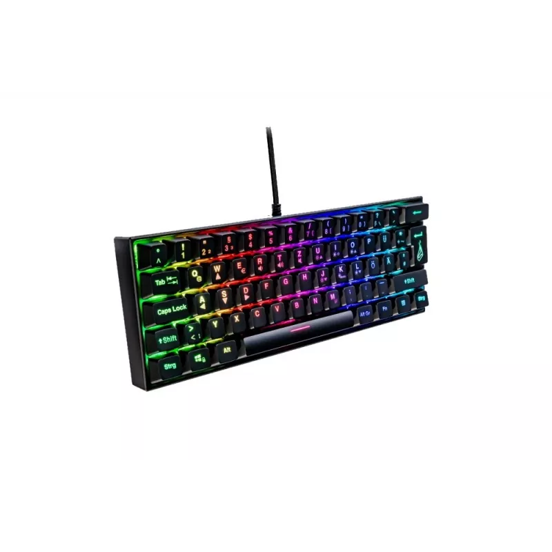 Teclado de gaming SureFire KingPin M1 USB QWERTY US Inglês preto