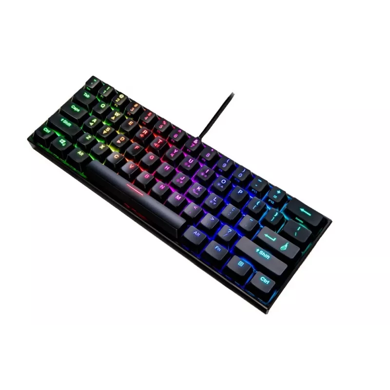 Teclado de gaming SureFire KingPin M1 USB QWERTY US Inglês preto