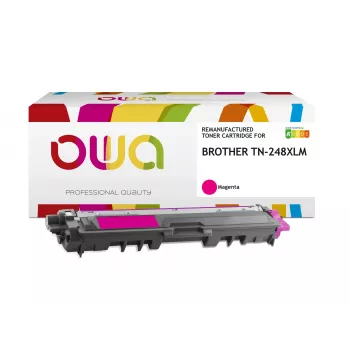Cartucho de toner compatível Armor OWA magenta extra high yield para Brother TN248XLM