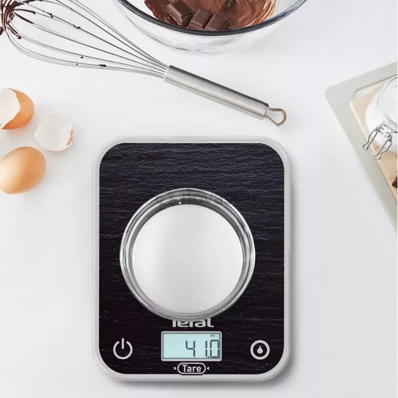 Balança de cozinha TEFAL BC50D2V0 Optiss - LCD digital, capacidade 5 kg, preta