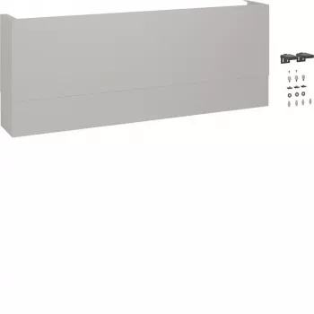 Painel de gestão de cabos telescópico Hager FZ1300TB para universZ, altura 350-680mm, profundidade 205mm, cinzento metálico