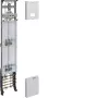 Quadro de contadores completo Hager universZ 2 ZP 1 campo 1350mm NRW SH MV N-Sachsen (ZH53X3T)