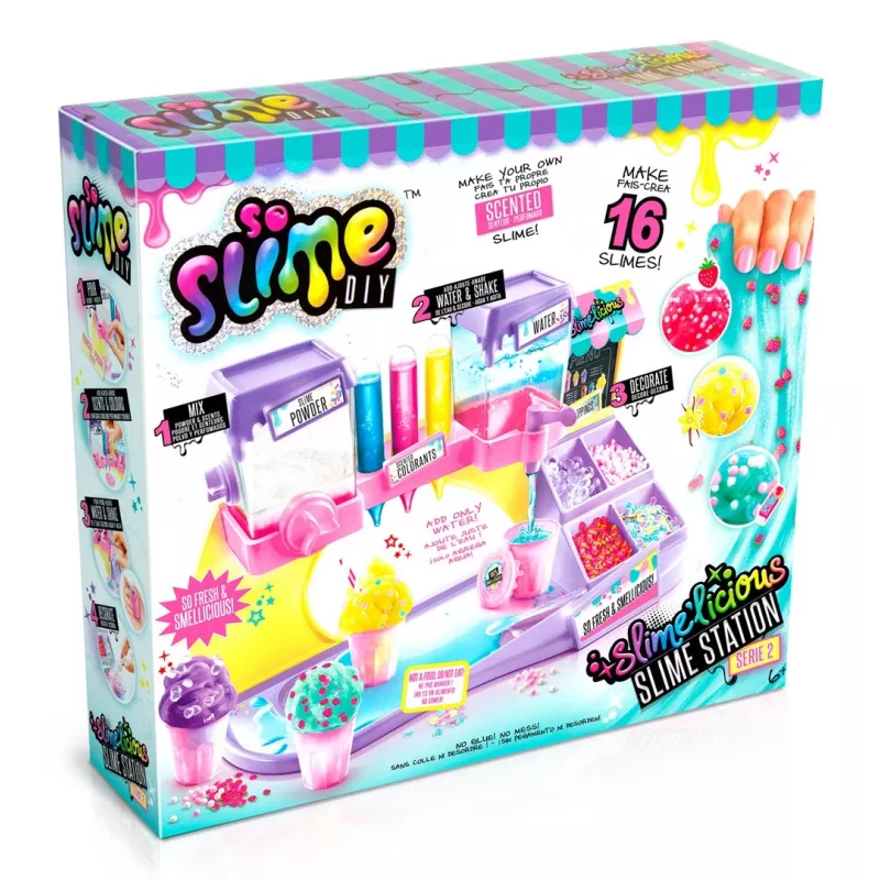 Canal Toys So Slime DIY Estação de Slime (SSC222) - Conjunto de Criação de Slime para Crianças a partir dos 6 Anos