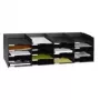 PAPERFLOW Sortierstation preto com 20 compartimentos