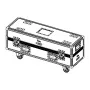 NEXO IDT-2CASE84 flight case com rodas para 2x colunas ID84 / ID84T