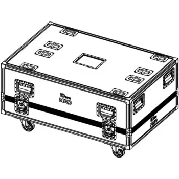 NEXO IDT-2CASE312 flight case para 2x subwoofers IDS312