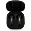 Guess 4G Metal Logo auriculares Bluetooth True Wireless Stereo com estojo de carregamento (preto)