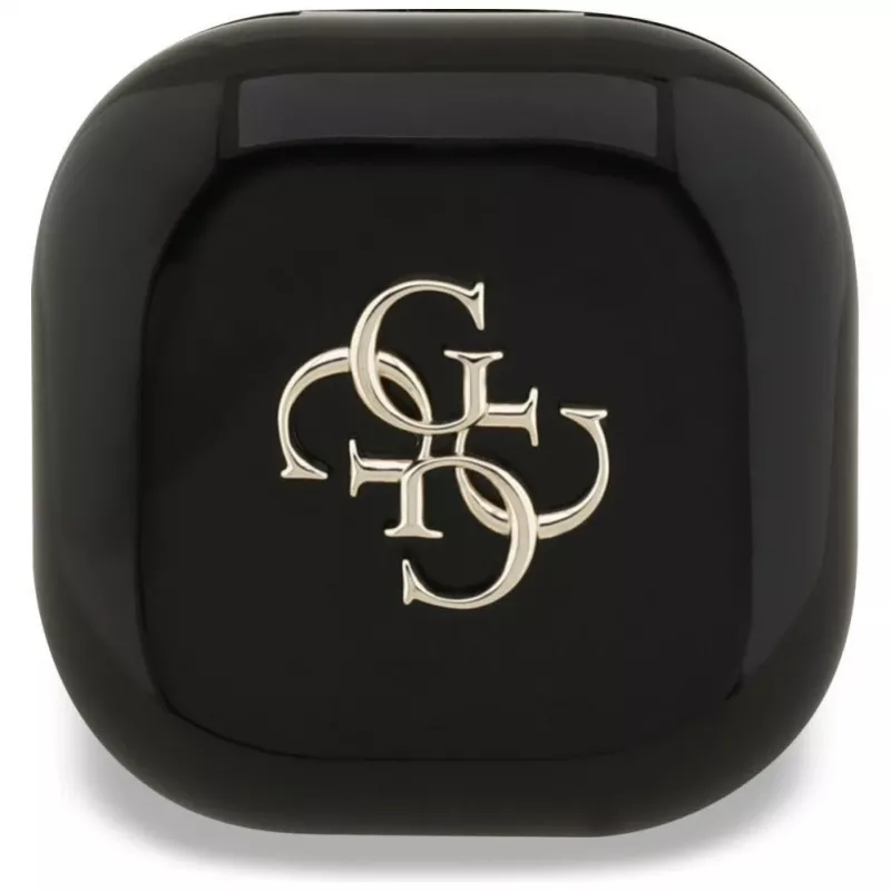 Guess 4G Metal Logo auriculares Bluetooth True Wireless Stereo com estojo de carregamento (preto)