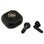 Guess 4G Metal Logo auriculares Bluetooth True Wireless Stereo com estojo de carregamento (preto)