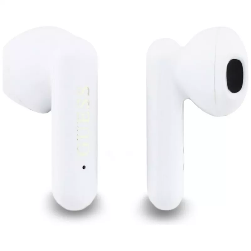 Guess 4G Metal Logo True Wireless Stereo Bluetooth 5.0 Earbuds com estojo de carregamento - rosa