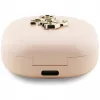 Guess 4G Metal Logo True Wireless Stereo Bluetooth 5.0 Earbuds com estojo de carregamento - rosa
