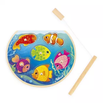 Janod Jogo de Pesca Magnético - Szybkie Rybki