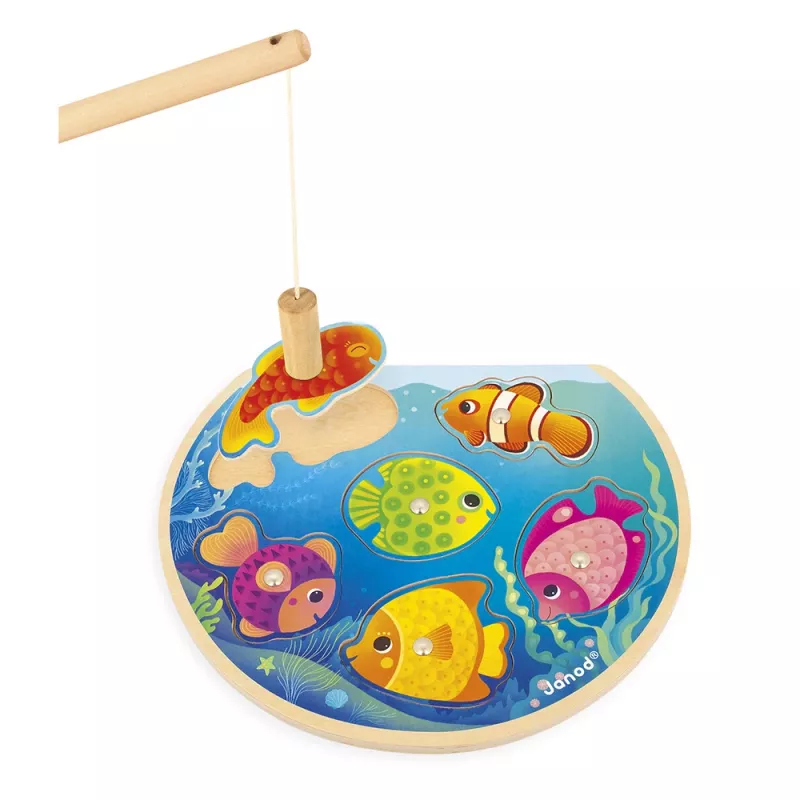Janod Jogo de Pesca Magnético - Szybkie Rybki