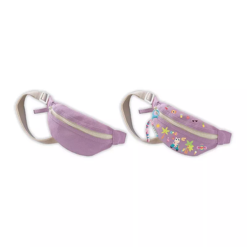 Janod Conjunto de Bricolage Criativo - Conjunto de Decoração de Bolsas de Cintura para Crianças a partir de 7 Anos