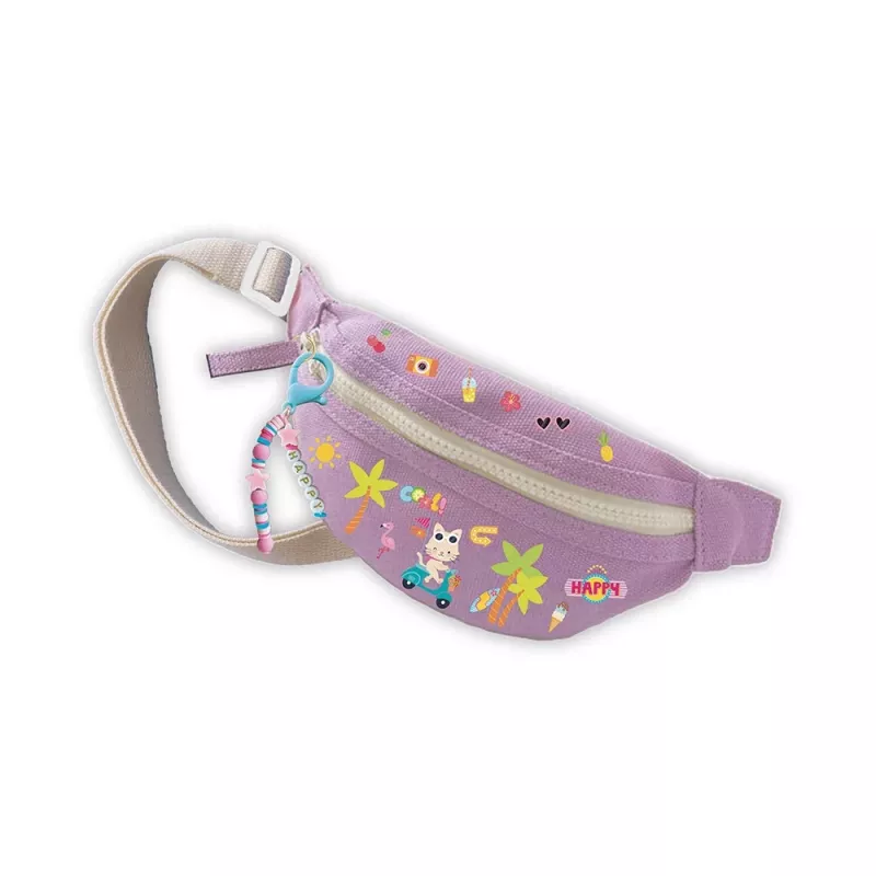 Janod Conjunto de Bricolage Criativo - Conjunto de Decoração de Bolsas de Cintura para Crianças a partir de 7 Anos