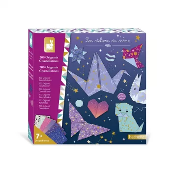Janod Kit de Criação de Origami Constelações 200 Folhas 7+