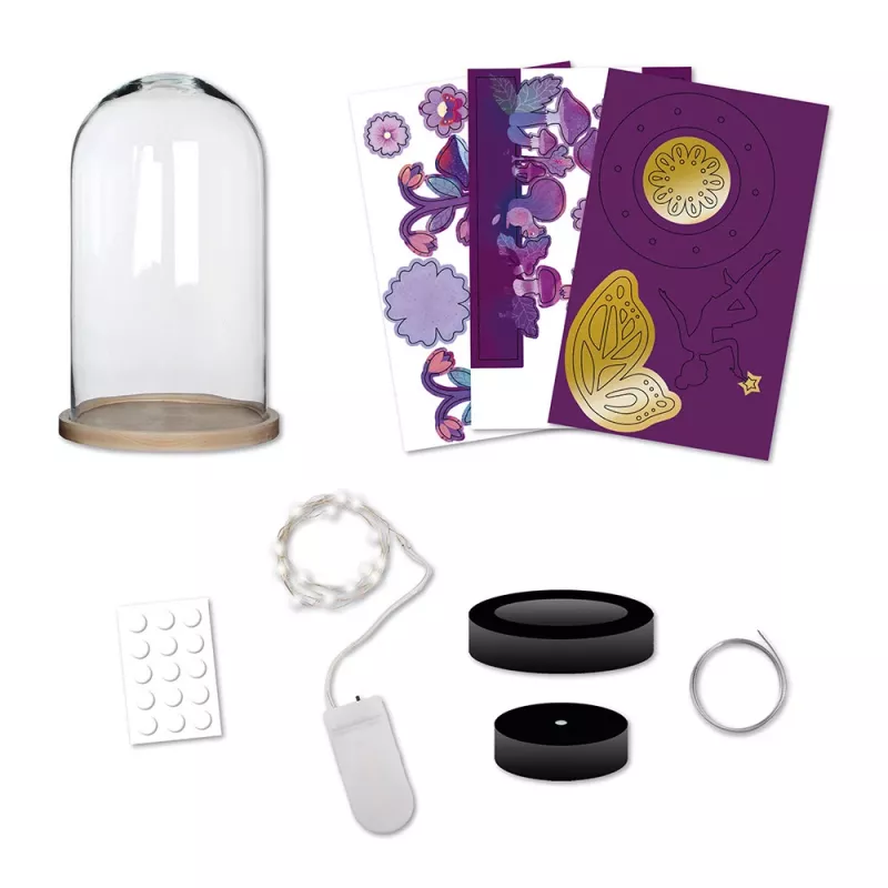 Janod Conjunto Criativo DIY Fadas Mágicas Jardim Misterioso Luz Noturna 7+