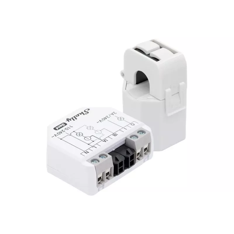 Shelly EM Gen4 medidor de energia encastrado com WiFi, Zigbee, Matter