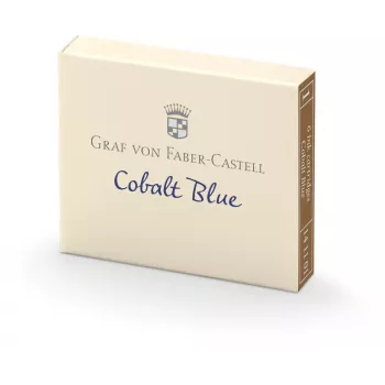 FABER-CASTELL Tinteiros Graf von Faber-Castell Azul-cobalto pack de 6 (141101)