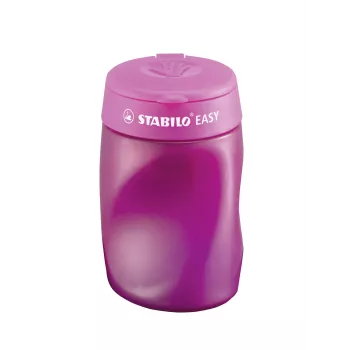 Afia-lápis manual STABILO Easy - rosa - para destros