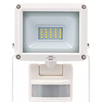 Brennenstuhl projetor LED JARO 1060 P com sensor de movimento por infravermelhos, 10W, 1060lm, branco luz do dia 6500K, IP65, IK08, montagem na parede, cabo de 1m