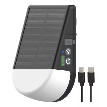 Brennenstuhl Candeeiro Exterior LED Solar com Bateria KL 300 AS com Adaptador de Keder