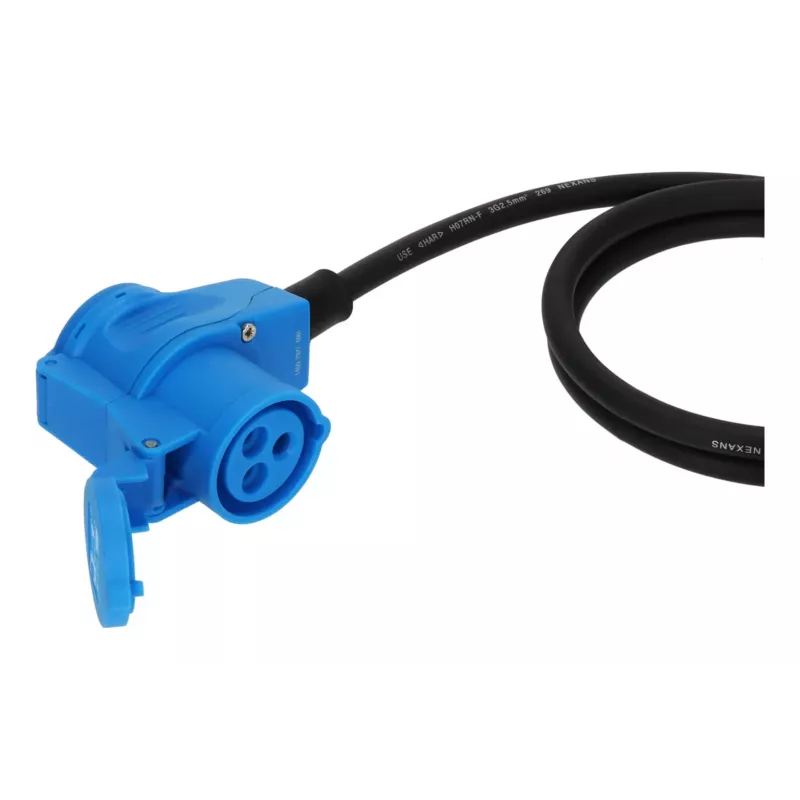 Brennenstuhl cabo adaptador CEE 230V 16A 1,5m H07RN-F 3G2.5 preto