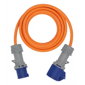 Brennenstuhl 1167650405 extensão elétrica azul cinzento laranja 5 m H07RN-F 3G 2,5 mm²