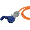 Brennenstuhl 1167650405 extensão elétrica azul cinzento laranja 5 m H07RN-F 3G 2,5 mm²