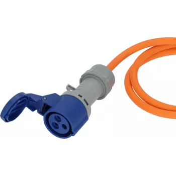 Brennenstuhl 1167650405 extensão elétrica azul cinzento laranja 5 m H07RN-F 3G 2,5 mm²
