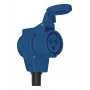 Conector fêmea angular CEE Brennenstuhl 1080980100 230 V 16 A IP44 campismo caravana exterior