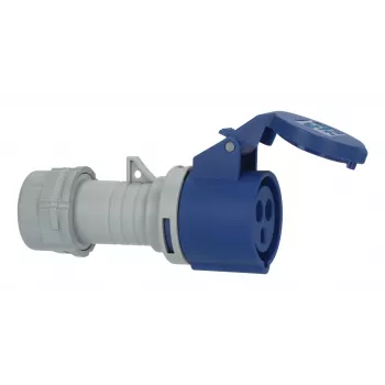 Conector fêmea CEE Brennenstuhl 230 V 16 A IP44 azul 1 unid.