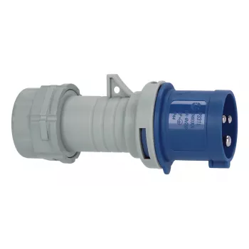Brennenstuhl ficha CEE 230V 16A IP44 azul de 3 polos ficha reta