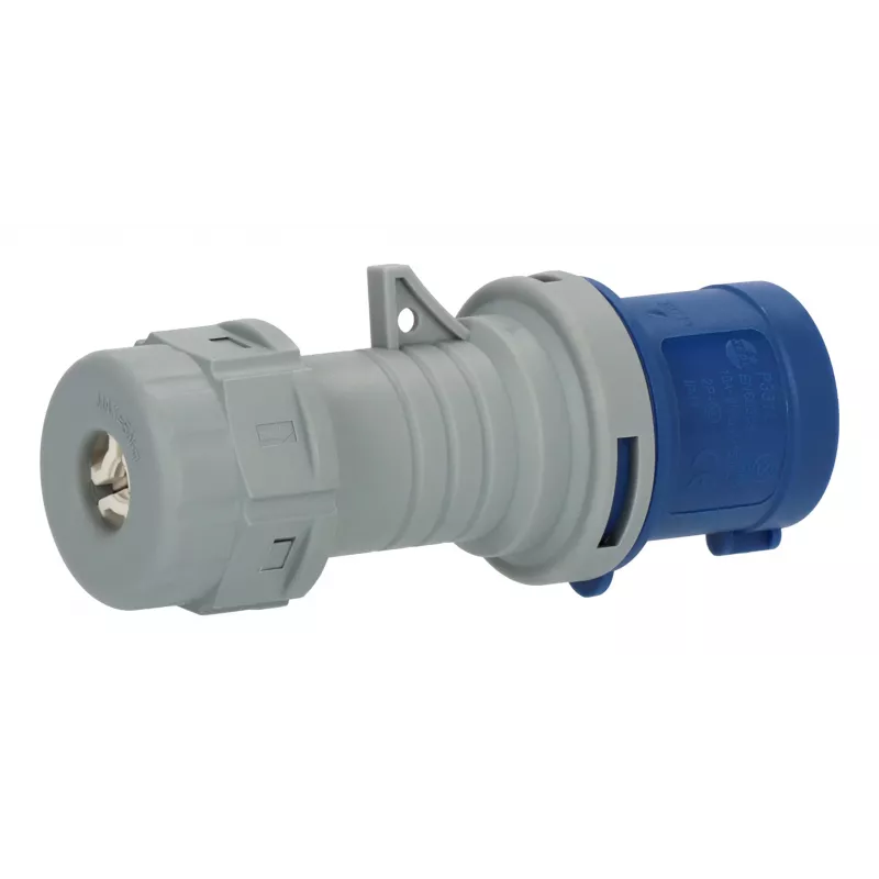 Brennenstuhl ficha CEE 230V 16A IP44 azul de 3 polos ficha reta