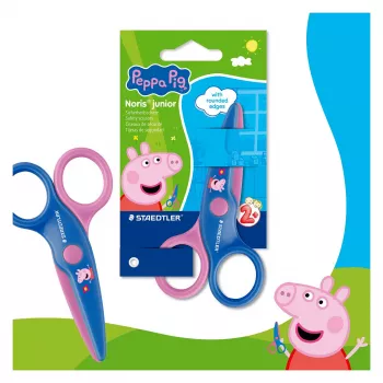 Tesoura de segurança infantil STAEDTLER Noris Junior Peppa Pig 130 mm