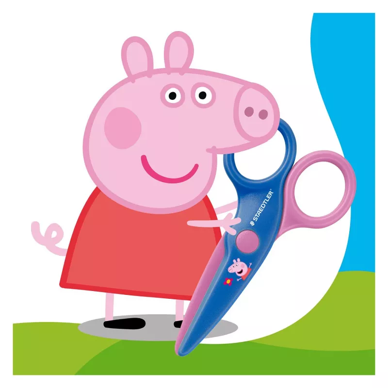 Tesoura de segurança infantil STAEDTLER Noris Junior Peppa Pig 130 mm