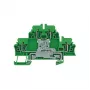 Weidmüller ZDK 2.5 PE terminal de terra de proteção, de mola, verde/amarelo, 2,5 mm², 50 peças (1690000000)