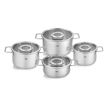 Conjunto de panelas Fissler Pure Collection 4 peças